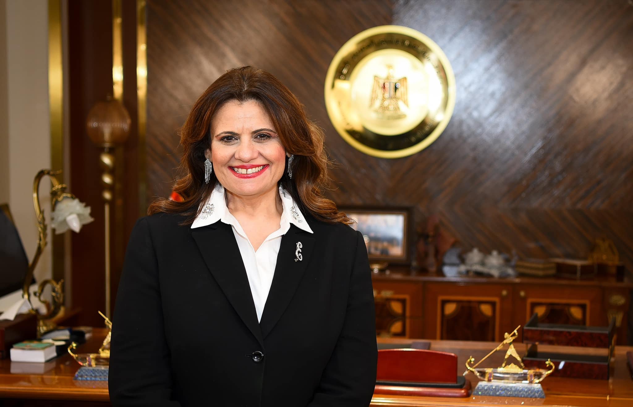 السفيرة سها جندي وزيرة الهجرة في لقاء خاص مع مركز معلومات مجلس الوزراء